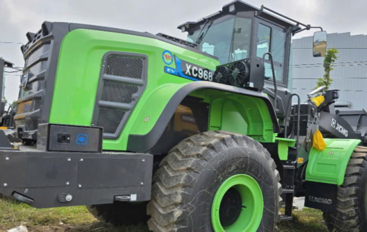 Máy xúc lật điện gầu – Giải pháp thi công thân thiện với môi trường | D-TEC Việt Nam